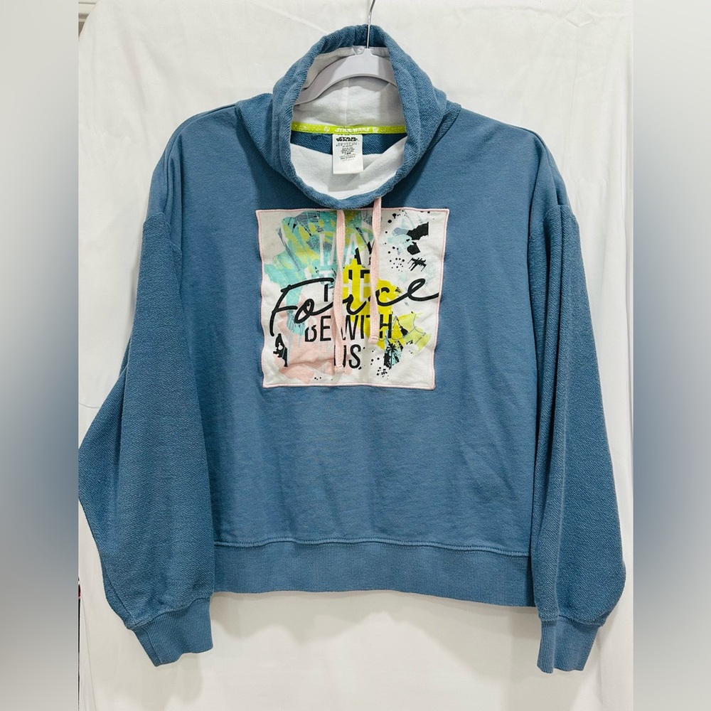 Star Wars Disneyland May The Force Be With You Pullover Size L